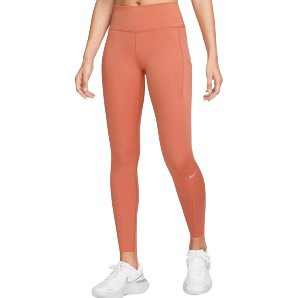 (L) Nike Epic Luxe Peach Leggings