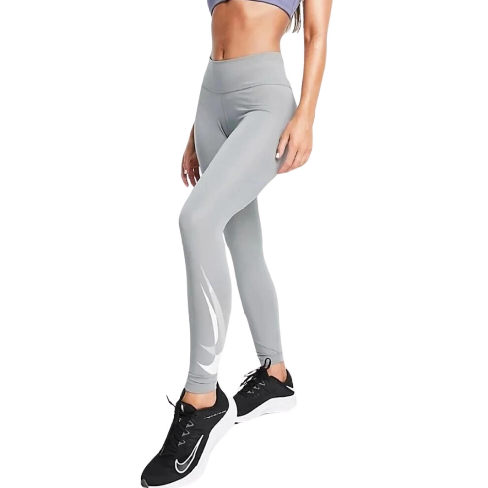 (L) Nike One Grey Leggings