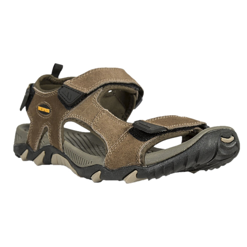 (11 UK, Dark Sand) Trespass Mens Belay Walking Sandals