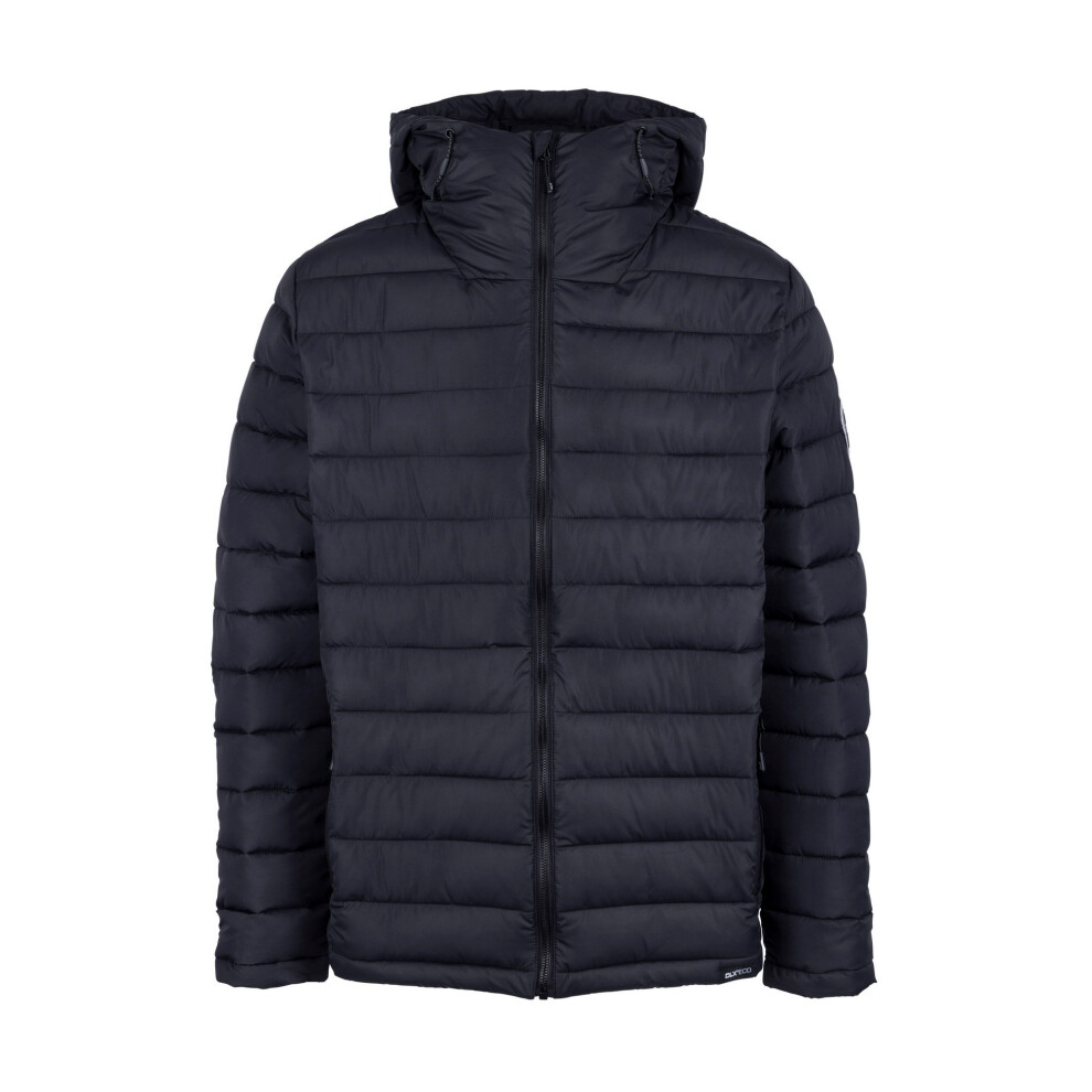 (L, Black) Trespass Mens Gerald DLX Eco Friendly Padded Jacket