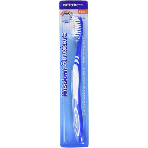 Wisdom Wisdom Smokers Extra Hard Brush Toothbrush