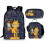 (Style 03) 3PCS Garfield Kids Backpack Student Shoulder Bags 1