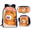 (Style 06) 3PCS Garfield Kids Backpack Student Shoulder Bags 1