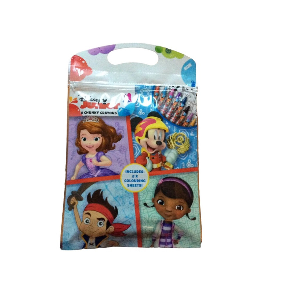 Disney Junior Characters Colouring Set