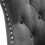 Living And Home Velvet Counter Height Upholstered Bar Stool, Dark Grey 4