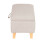 Living And Home (Beige) Storage Ottoman Storage Box Footstool Chair Bench 5