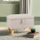 Living And Home (Beige) Storage Ottoman Storage Box Footstool Chair Bench 1