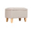 Living And Home (Beige) Storage Ottoman Storage Box Footstool Chair Bench 6