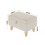 Living And Home (Beige) Storage Ottoman Storage Box Footstool Chair Bench 8