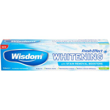 Wisdom Fluoride Toothpaste Fresh Effect Whitening, Extra Mint, 100ml