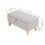 Living And Home (Light Grey) Footstool Storage Box Unit Bench Chair Ottoman Pouffe Seat Foot Rest Stool 7