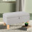 Living And Home (Light Grey) Footstool Storage Box Unit Bench Chair Ottoman Pouffe Seat Foot Rest Stool 1