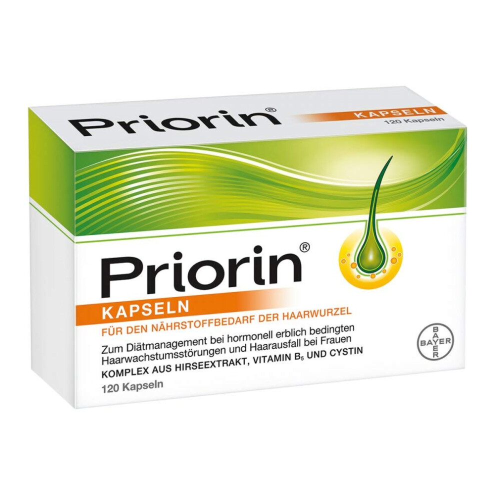 PRIORIN(R)BAYER HAIR GROWTH FOOD SUPPLEMENT,270 CAPSULE,ANTI HAIR LOSS