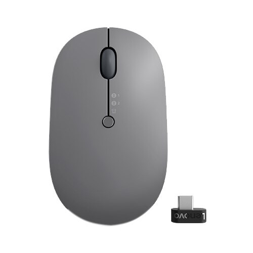 Lenovo Lenovo Go Wireless Multi Device mouse Office Ambidextrous RF Wireless + Bluetooth + USB Type-A Optical 2400 DPI