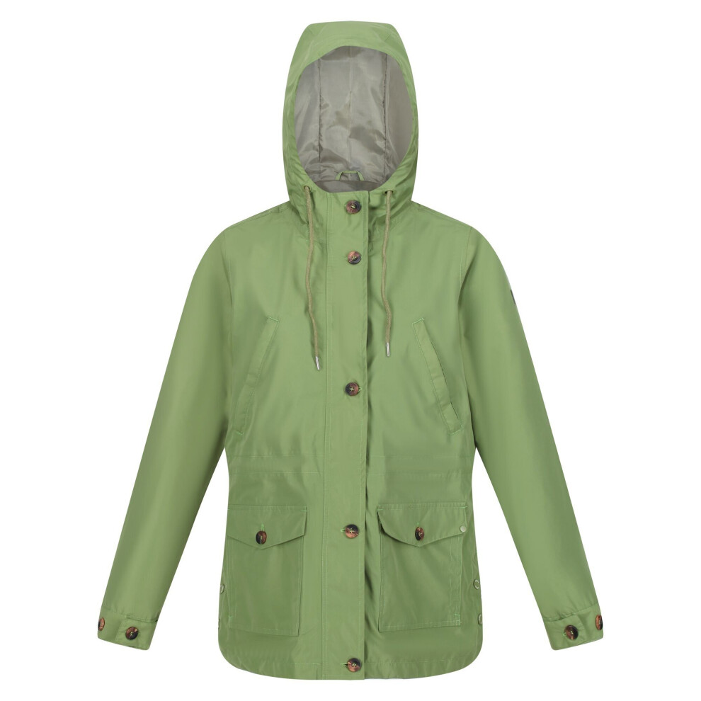 (20 UK, Green Fields) Regatta Womens/Ladies Nahla Waterproof Jacket