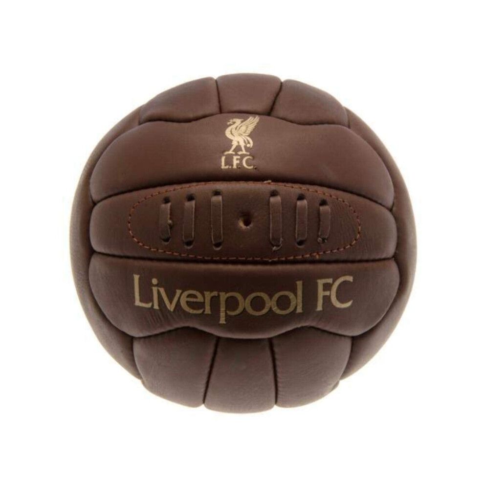 Liverpool FC Leather Retro Football