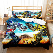 (Style 10, Single(135X200CM/2PCS)) Transformers Bedding Single Double Duvet Cover UK