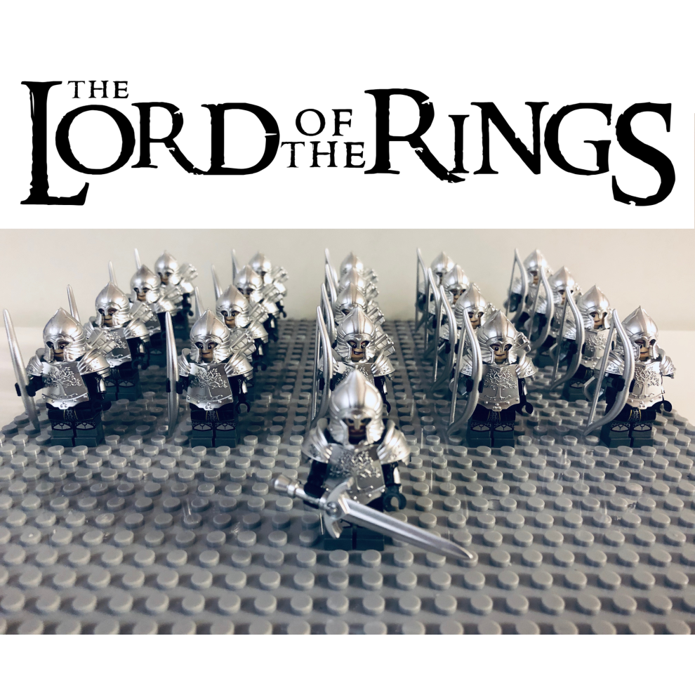 Photos - Action Figures / Transformers LOTR Gondor Heavy Archers Infantry Army 21 Minifigures Set MJTe2d8b023e6