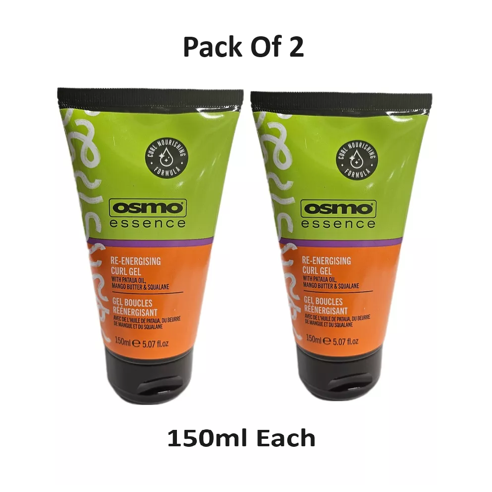 2x Osmo Essence Re-energising Curl Gel 150ml.