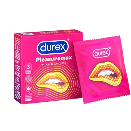 Durex 12 Durex Pleasuremax Condoms With Ribs & Dots 1