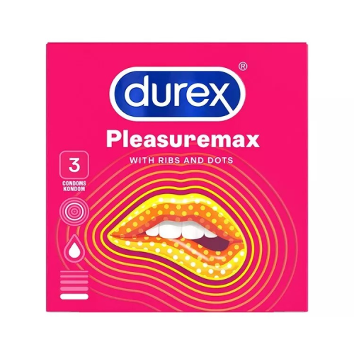Durex 12 Durex Pleasuremax Condoms With Ribs & Dots 2