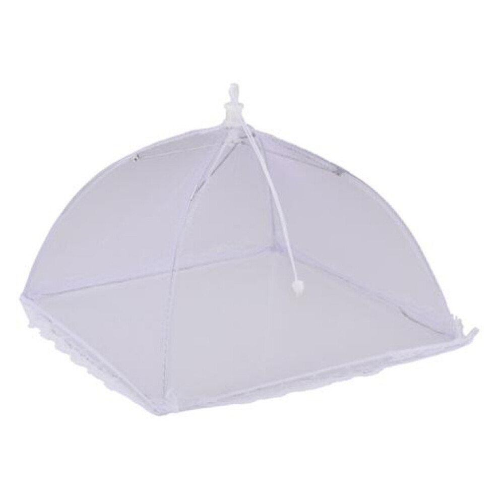 (Purple) Pop Up Food Cover Protector Mesh Net Umbrella Collapsible Cover Party BBQ Picnic