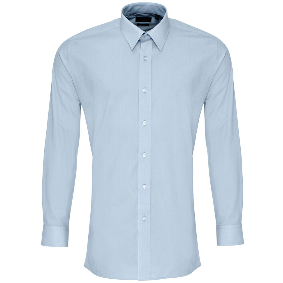 Colours Poplin Fitted Long-Sleeved Shirt