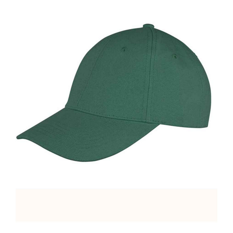 (One Size, Bottle Green) Result Headwear Unisex Adult Memphis Brushed Cotton Cap