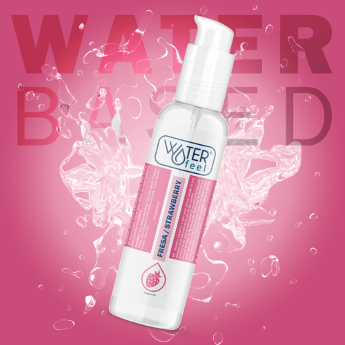 Waterfeel - Strawberry Water Based Lubricant 150ml 2