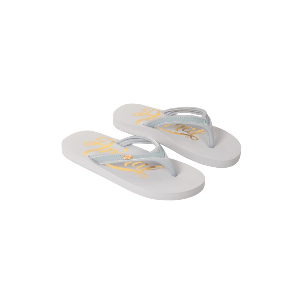 (9 UK, Light Grey) Animal Womens/Ladies Swish Recycled Flip Flops