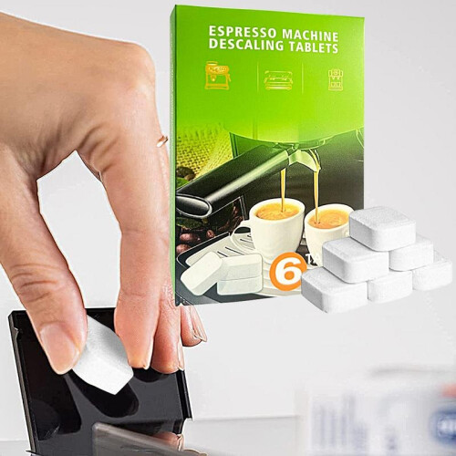 Descaling Tablets For Coffee Makers Espresso Cleaning Tablets 6pcs Coffee Grinder Cleaning Tablets Solid Cleaner Tablets Coffee 2