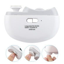 3in1 Electric Nail Clipper Automatic Nail Grinder for Children Adult Nail Polishing Trimmer USB Charging Mini Palm Manicure Tool