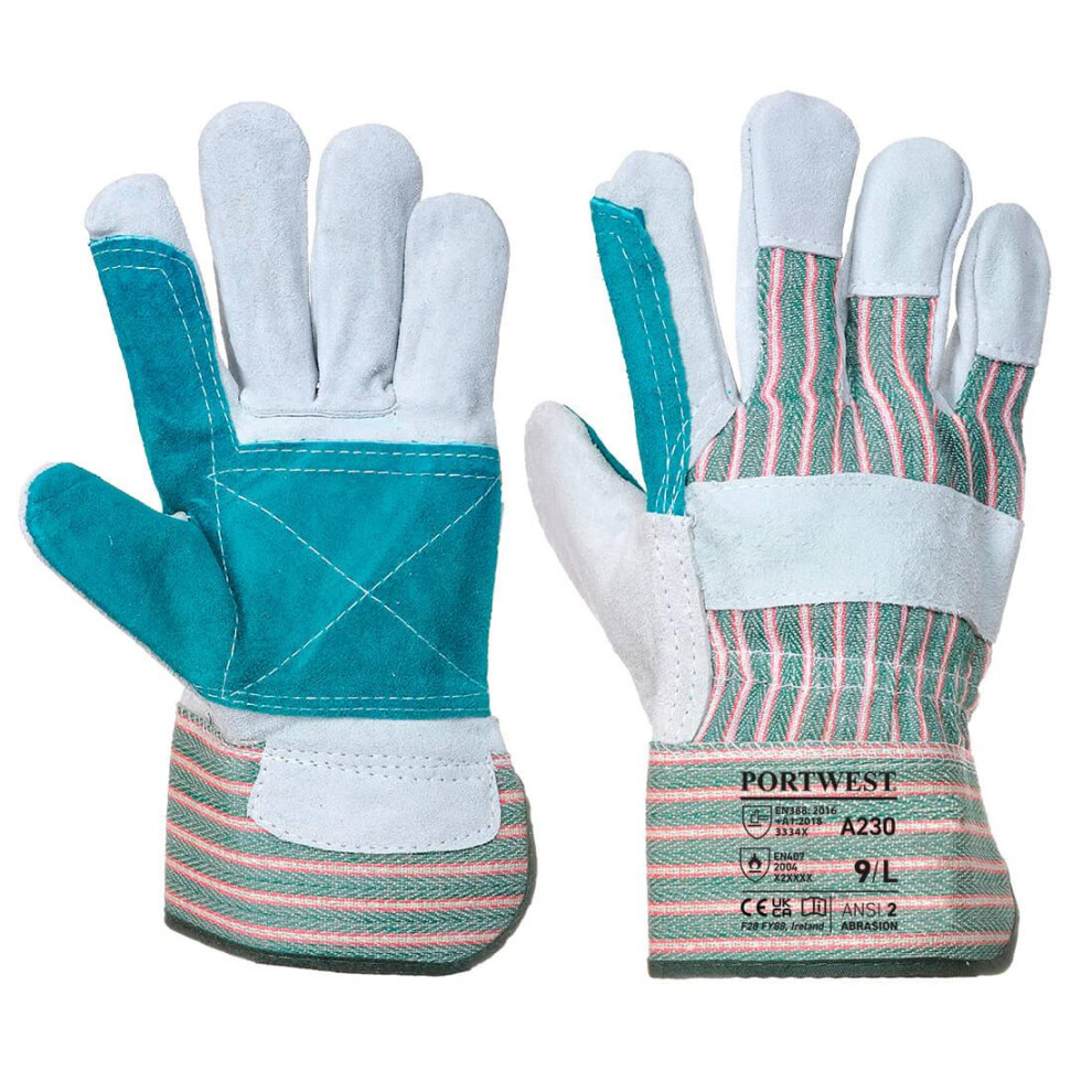 Portwest Unisex Adult A230 Double Palm Rigger Gloves