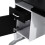 (Black) Computer Desk Storage Drawer Cabinet Tray CPU Rack 6