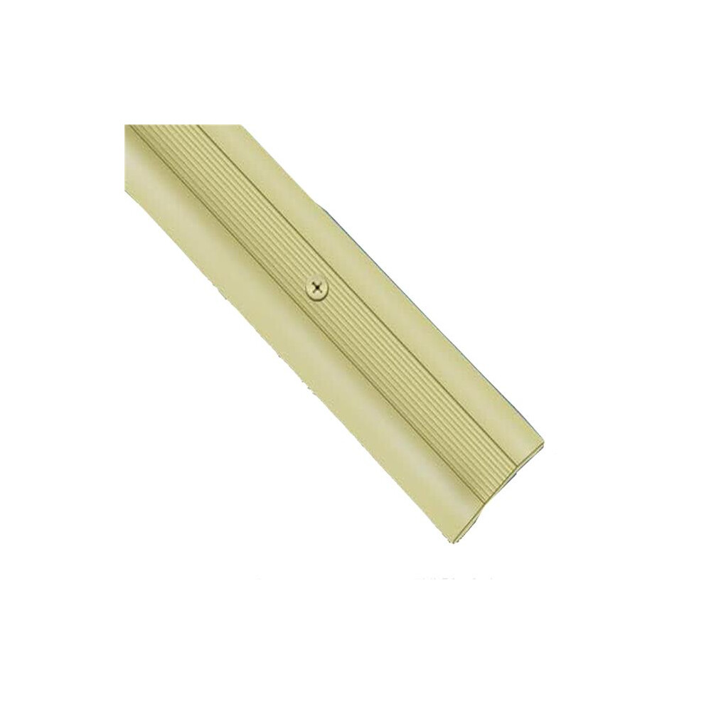 Aluminium Coverstrip Safely Secures Flooring Gold Effect 34X900 5017193336149