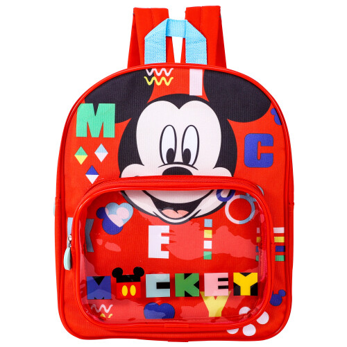 Disney Mickey Mouse Backpack Character Licensed Boys Red Kid Children Disney 1