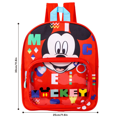 Disney Mickey Mouse Backpack Character Licensed Boys Red Kid Children Disney 2