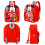 Disney Mickey Mouse Backpack Character Licensed Boys Red Kid Children Disney 7