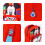 Disney Mickey Mouse Backpack Character Licensed Boys Red Kid Children Disney 8