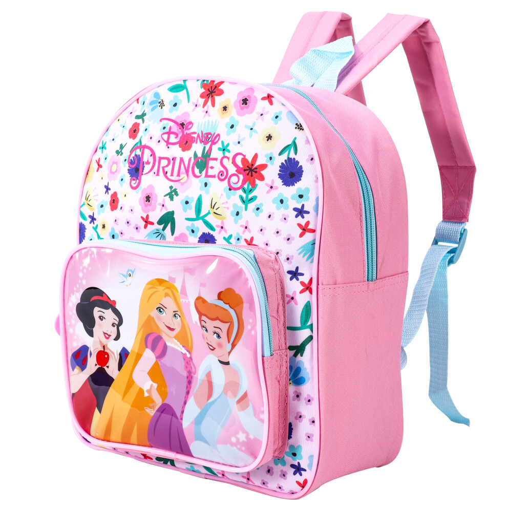 Disney Princess Backpack Character Licensed Girl Pink Floral School