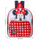Disney Minnie Mouse Backpack Character Licensed Girls Red Polka Dot School 3