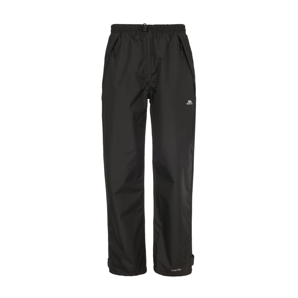 (S/SL, Black) Trespass Womens/Ladies Tutula Waterproof Trousers