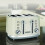 (Cream) 4-Slice Toaster, High-Gloss Geometric Design, Defrosting and Warming, Variable Width Slots, Removable Crumb Tray, Cream 8