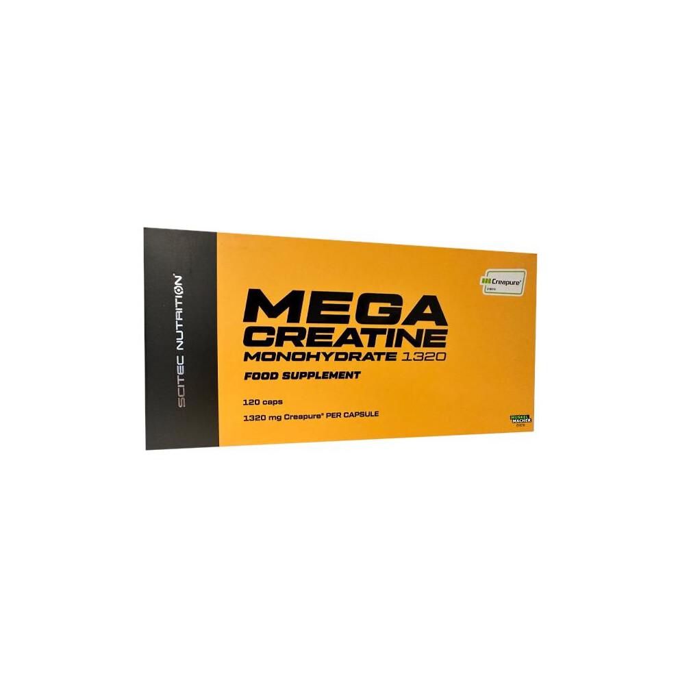 Scitec Nutrition - Mega Creatine Monohydrate 1320, 120 Cap