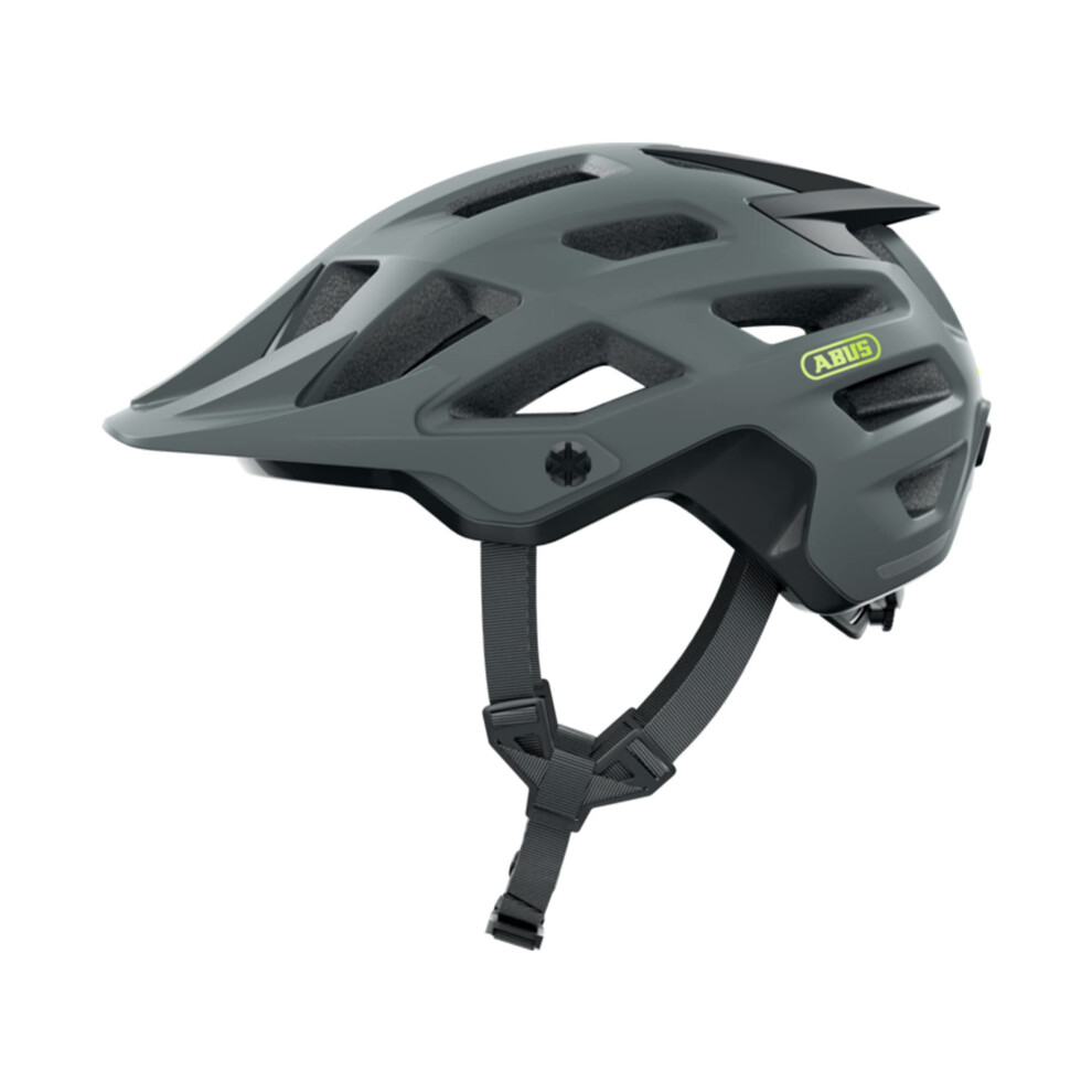 ABUS Moventor 2.0 MTB Helmet - high-comfort off-road bike helmet - all-mountain helmet, unisex - grey, size M