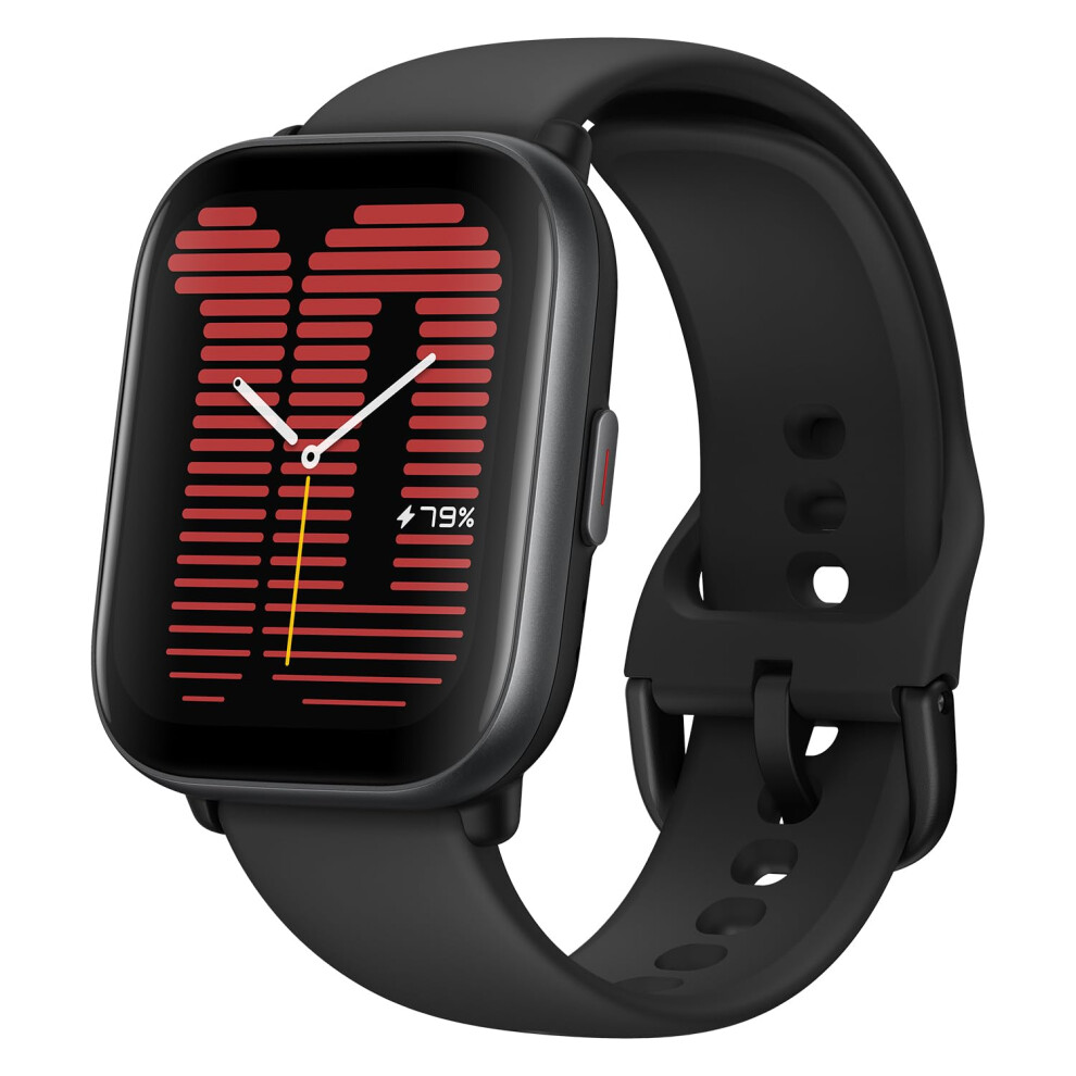 Amazfit Active 42mm Smart Watch with AI Fitness Exercise Coach, GPS, Bluetooth Calling, Music Storage, 14 Day Battery, AMOLED Display & Alexa-Enabled