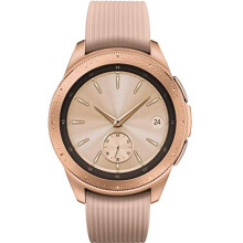 Samsung Galaxy Watch (42 mm) Smartwatch (Bluetooth) Kompatibilné so systémom Android/iOS -SM-R810 Intenational Version -No (Rose Gold) (obnovené)