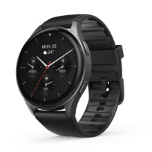 Hama Smart Watch 8900 GPS AMOLED 1.43 Inch Phone Function Alexa Round Black