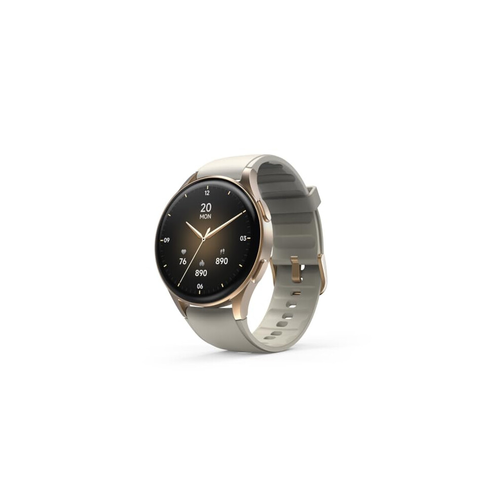 Hama Smartwatch 8900 Gps Amoled 1.32 Inch Phone Function Alexa Round Gold