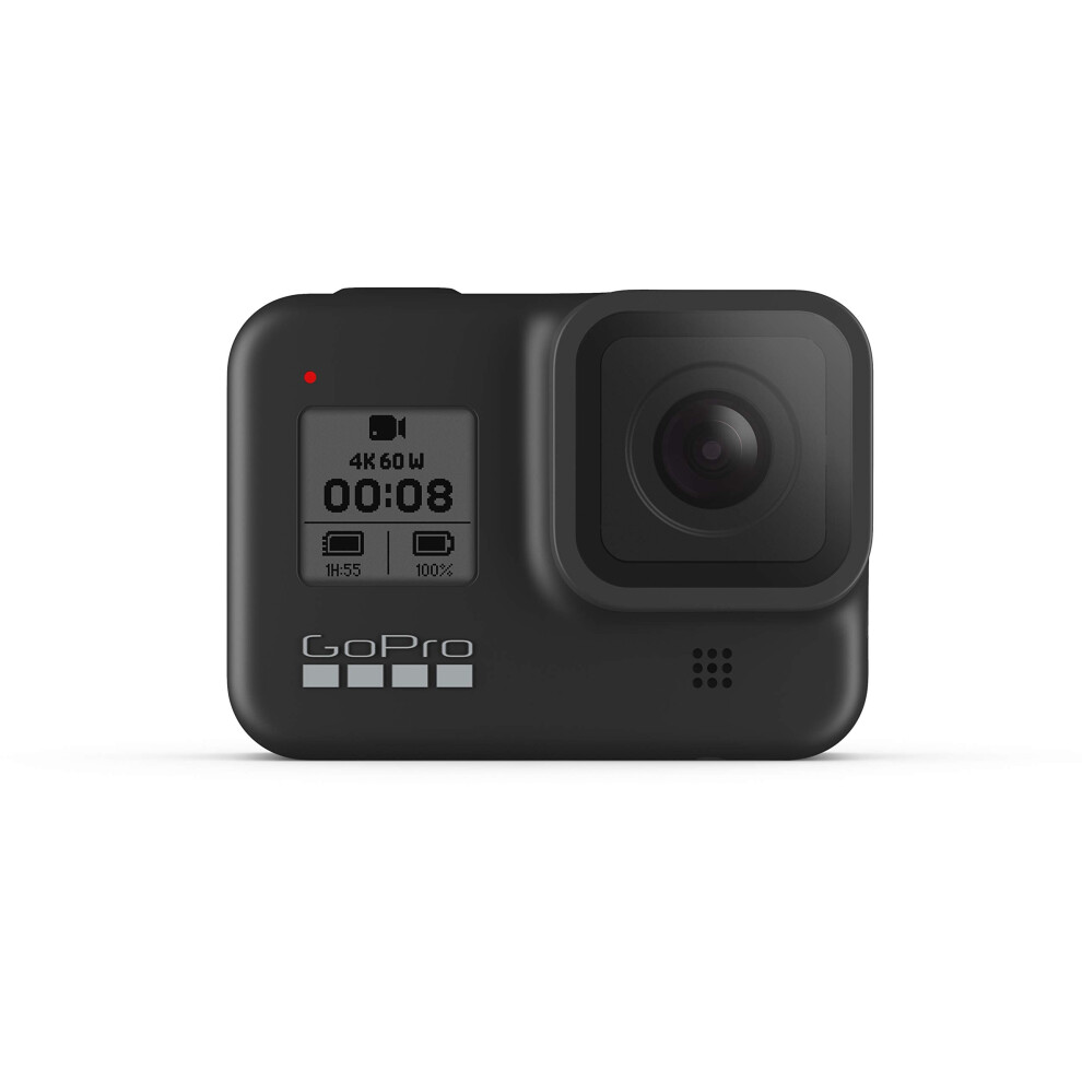 GoPro HERO8 Black - Waterproof 4K Digital Action Camera with Hypersmooth Stabilisation, Touch Screen and Voice Control - Live HD Streaming